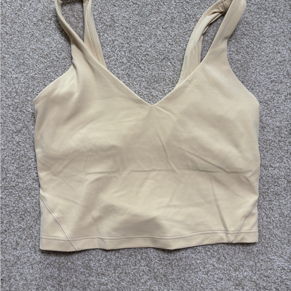 Lululemon Athletica Tan Seamless Sports Bra
